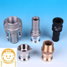 Durable and high quality OZC Lever Couplings with thread of NPT, BSPT, DIN, etc. Manufactured by Ozawa & Co., Ltd. Made in Japan